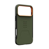 iPhone 17 Pro Max UAG Civilian Skal - MagSafe Kompatibel - Grön / Orange