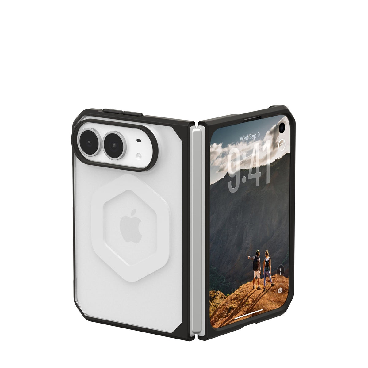 iPhone Duo UAG Mouve Skal - MagSafe Kompatibel - Transparent / Svart