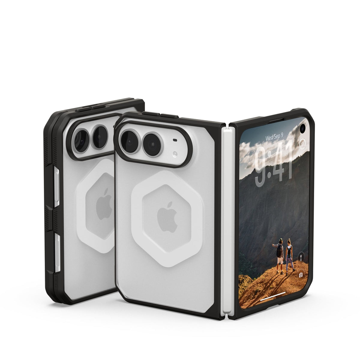 iPhone Duo UAG Mouve Skal - MagSafe Kompatibel - Transparent / Svart