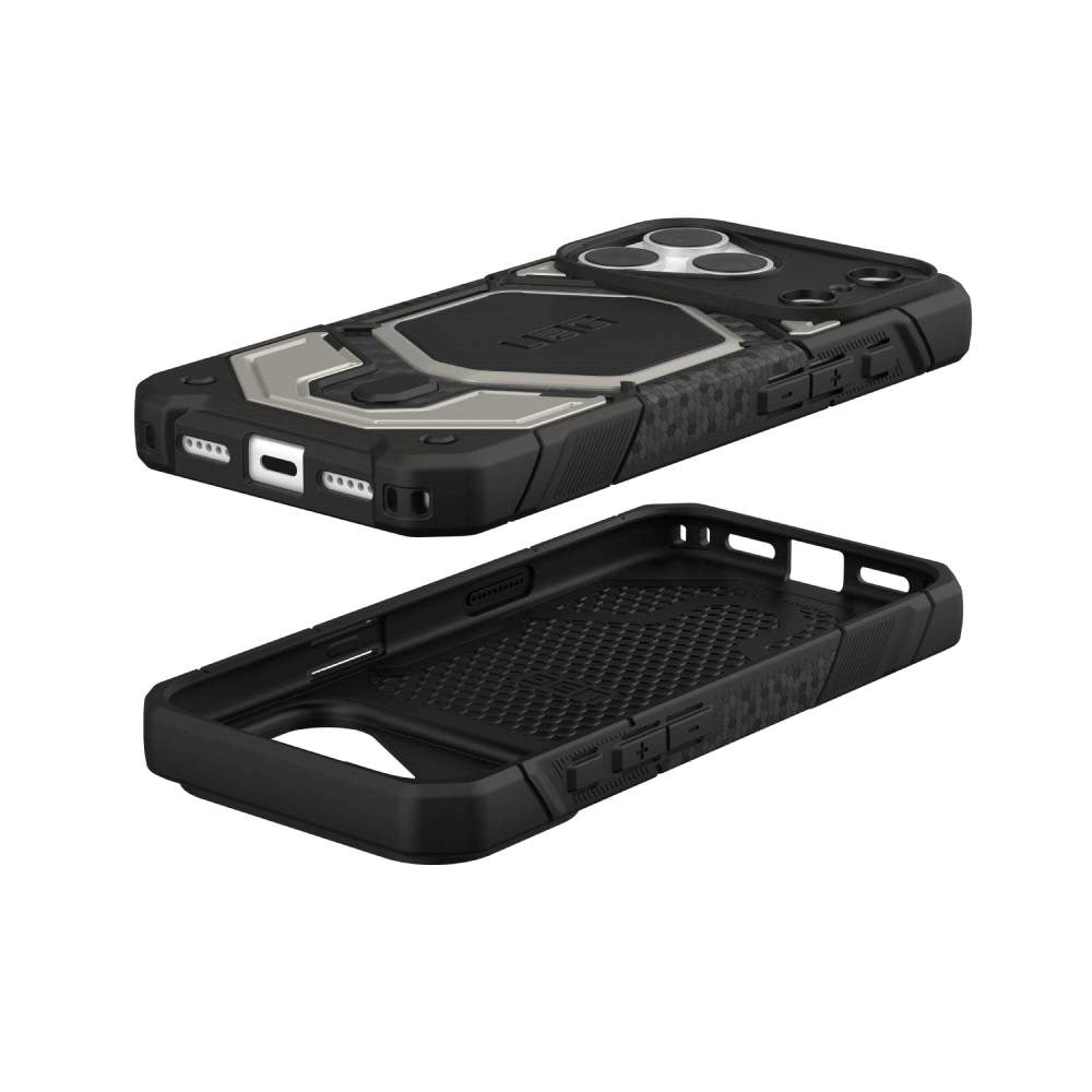iPhone 18 Pro / 17 Pro UAG Monarch Pro Skal - MagSafe Kompatibel - Titanium