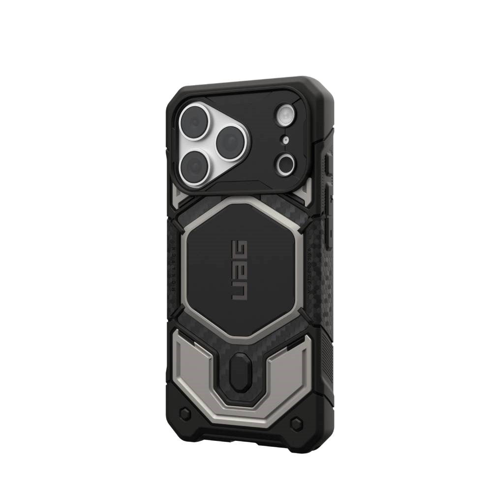 iPhone 18 Pro / 17 Pro UAG Monarch Pro Skal - MagSafe Kompatibel - Titanium