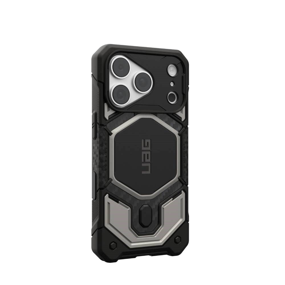iPhone 18 Pro / 17 Pro UAG Monarch Pro Skal - MagSafe Kompatibel - Titanium