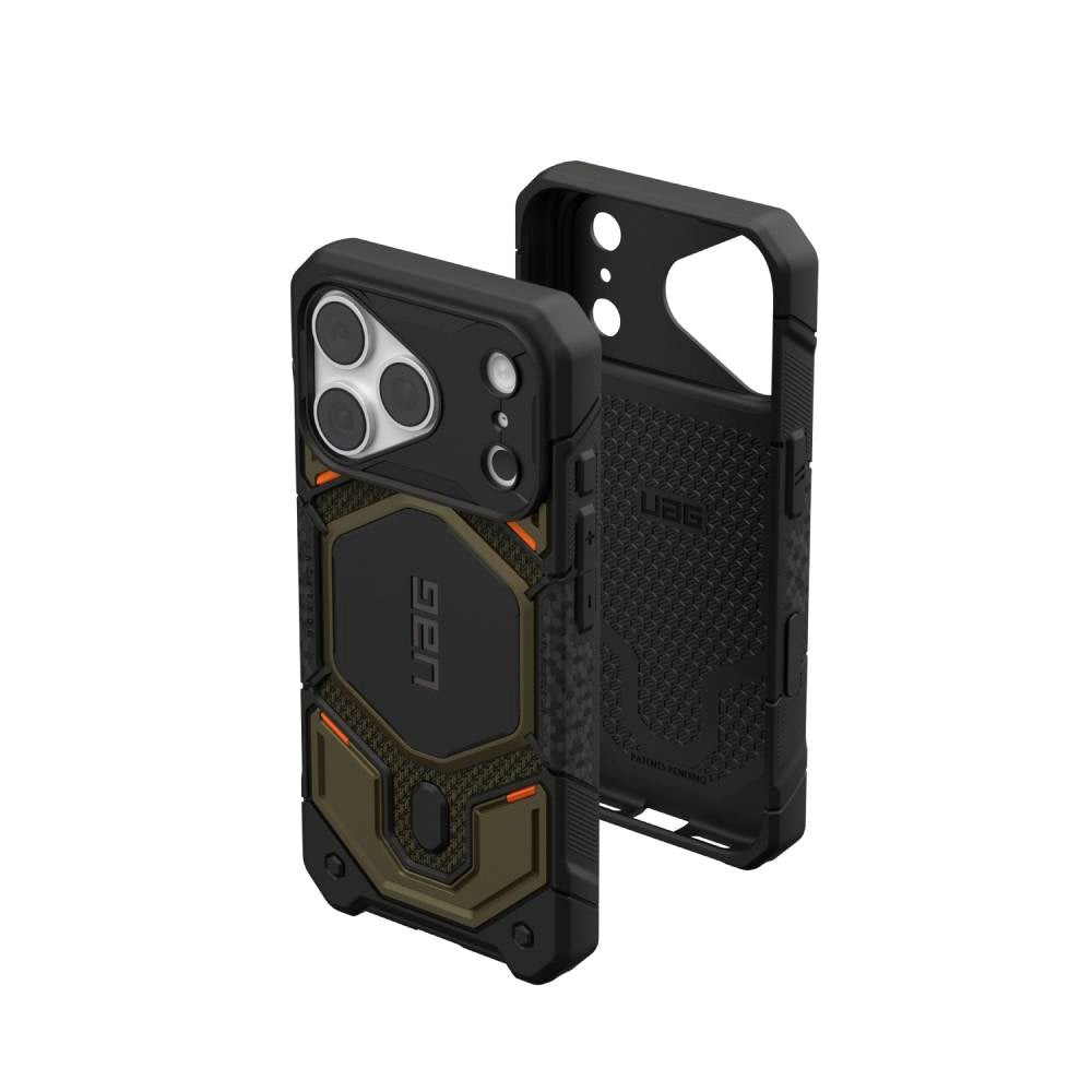 iPhone 18 Pro / 17 Pro UAG Monarch Pro Skal - MagSafe Kompatibel - Kevlar Element Green