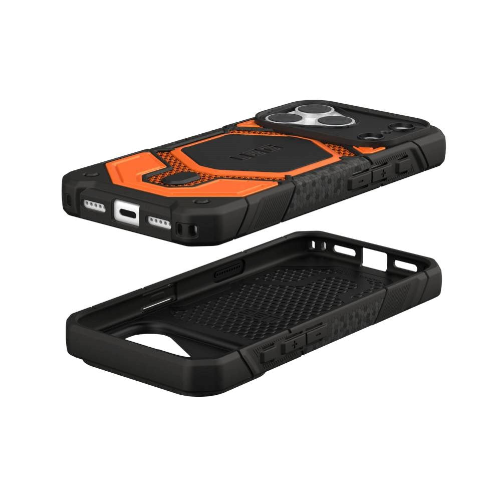 iPhone 18 Pro / 17 Pro UAG Monarch Pro Skal - MagSafe Kompatibel - Kevlar Burnt Orange
