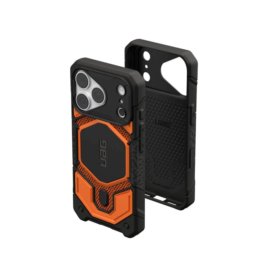iPhone 18 Pro / 17 Pro UAG Monarch Pro Skal - MagSafe Kompatibel - Kevlar Burnt Orange