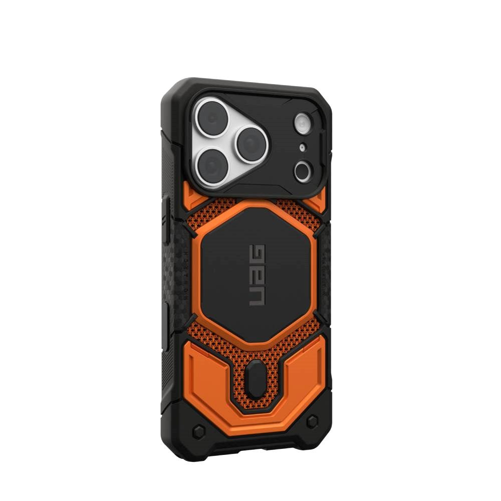 iPhone 18 Pro / 17 Pro UAG Monarch Pro Skal - MagSafe Kompatibel - Kevlar Burnt Orange