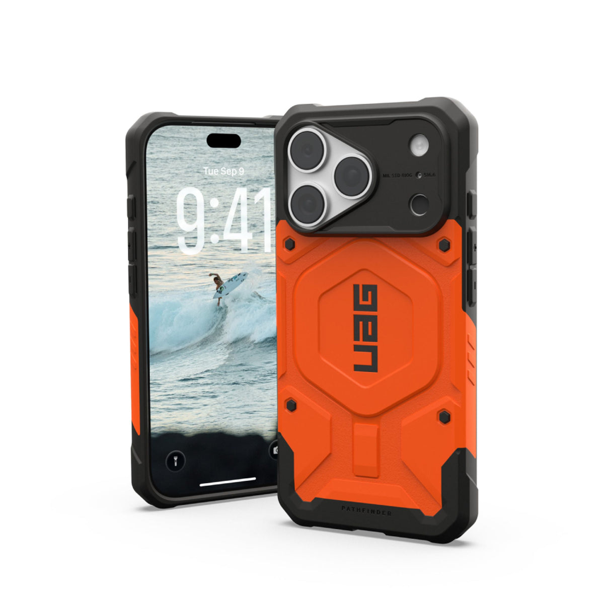 iPhone 18 Pro / 17 Pro Pathfinder Skal - MagSafe Kompatibel - Orange