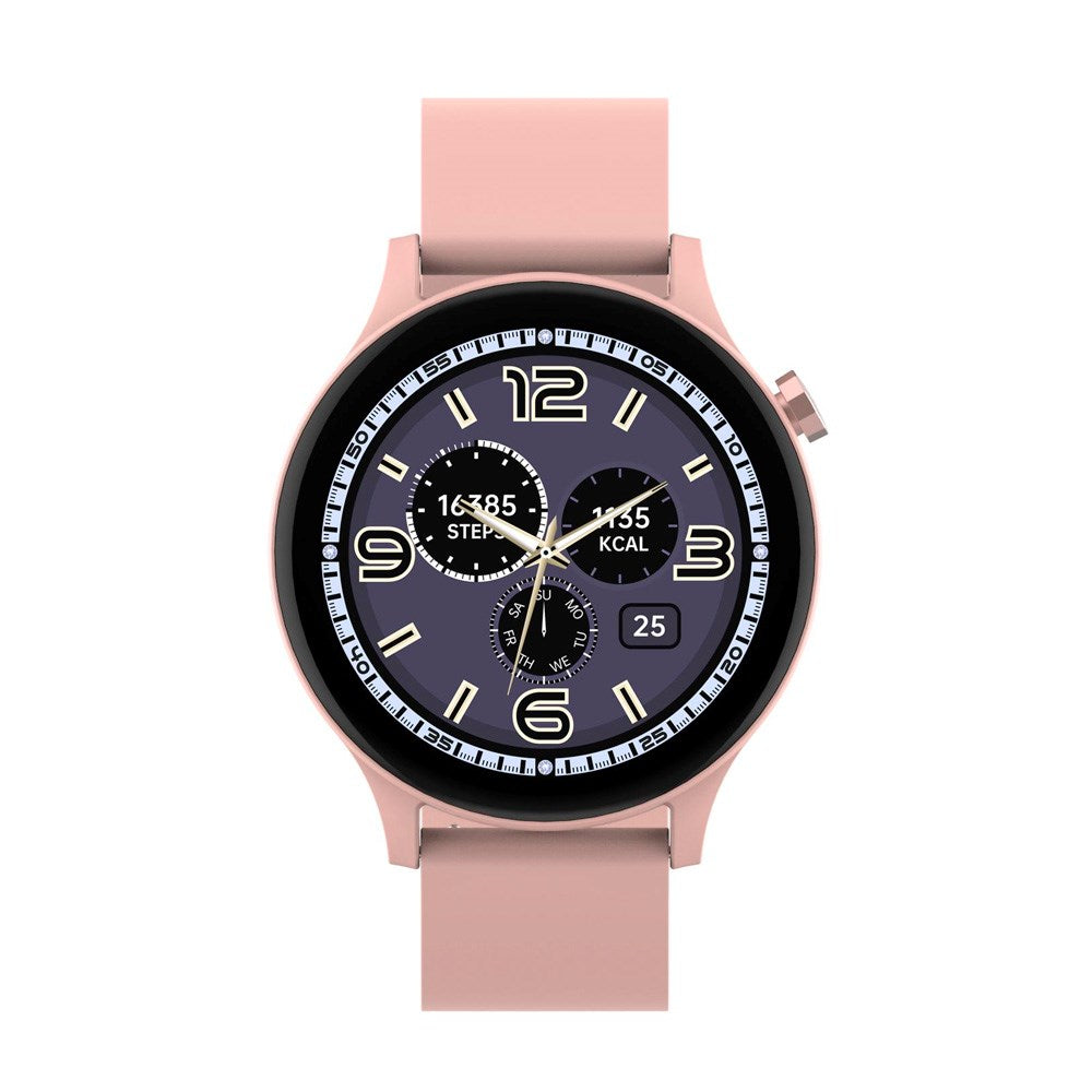Denver SWC-338 Bluetooth Smartklocka med Inbyggd Hälsospårning & Röststyrning - Rosa