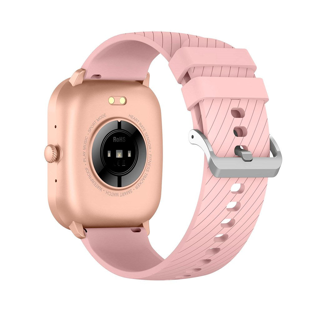 Denver SWC-187 Bluetooth Smartklocka med Hälsospårning & Röststyrning - Rosa