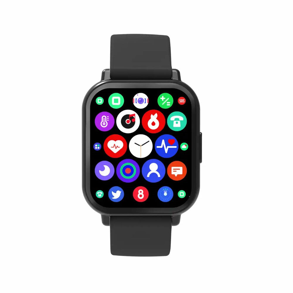 Denver SWC-176B Smartklocka med Sömn- och Fitnesstracker - Silikonarmband - Svart
