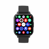 Denver SWC-176B Smartklocka med Sömn- och Fitnesstracker - Silikonarmband - Svart