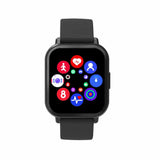 Denver SWC-176B Smartklocka med Sömn- och Fitnesstracker - Silikonarmband - Svart