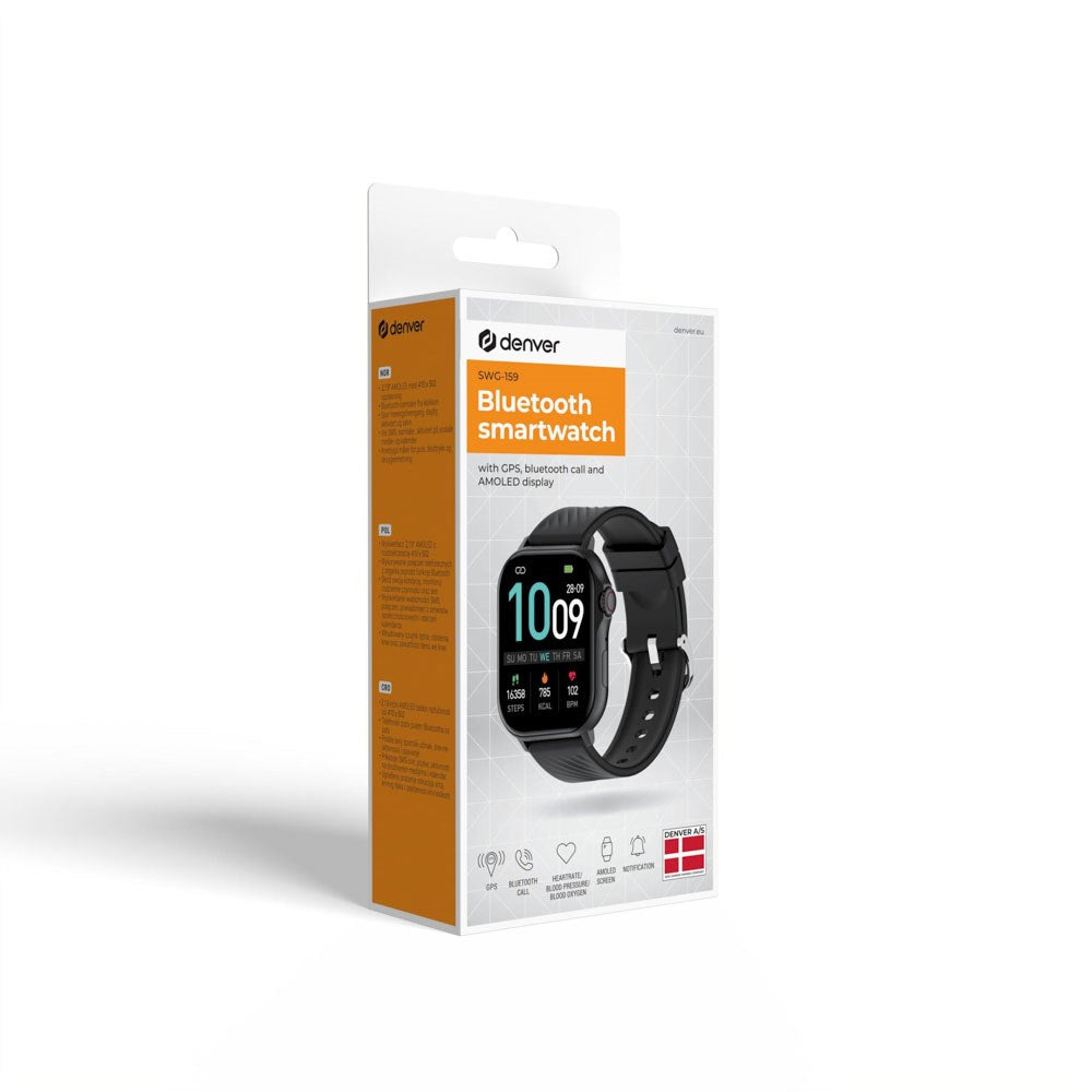 Denver SWG-159B Smartklocka för Sport – Svart