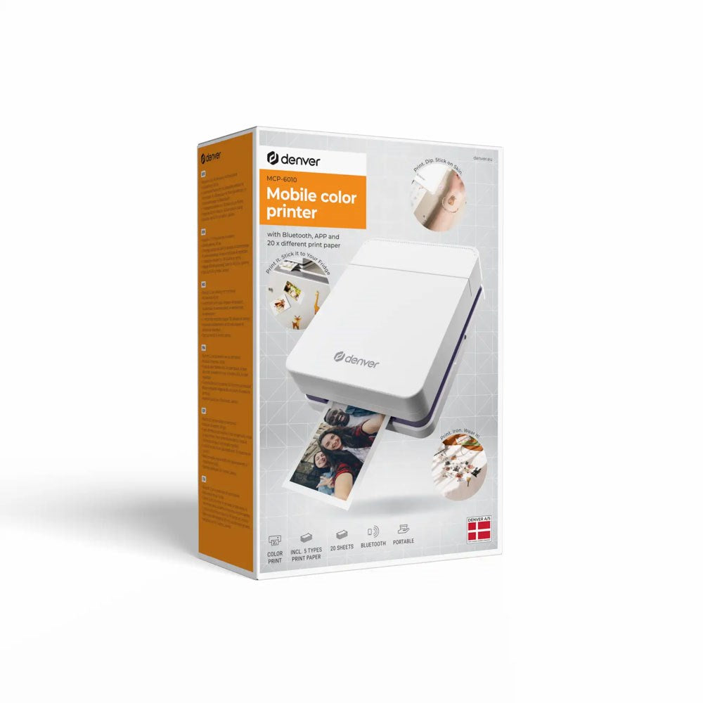 Denver MCP-6010 Bluetooth Printer - Vit