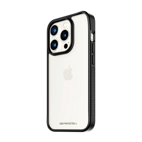 iPhone 15 Pro Skal PanzerGlass D3O Bio ClearCase - Svart Kant