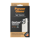 iPhone 15 Pro Skal PanzerGlass D3O Bio ClearCase - Svart Kant