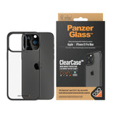 iPhone 15 Pro Max Skal PanzerGlass D3O Bio ClearCase - Svart Kant