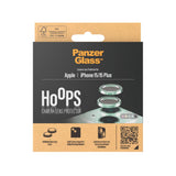 iPhone 15 / 15 Plus PanzerGlass Hoops - Kameraskydd - Platinum Strength - Genomskinlig / Grön