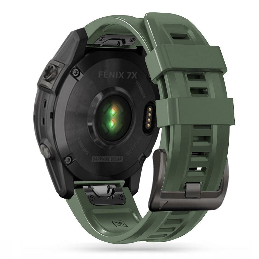 Universal Garmin 22mm QuickFit Rem Tech-Protect Icon Band Strap - Army Green