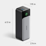 Anker 737 GaN Gen.2 Powerbank 24 000 mAh 18W 2x PD USB-C & 1x USB-A - Svart