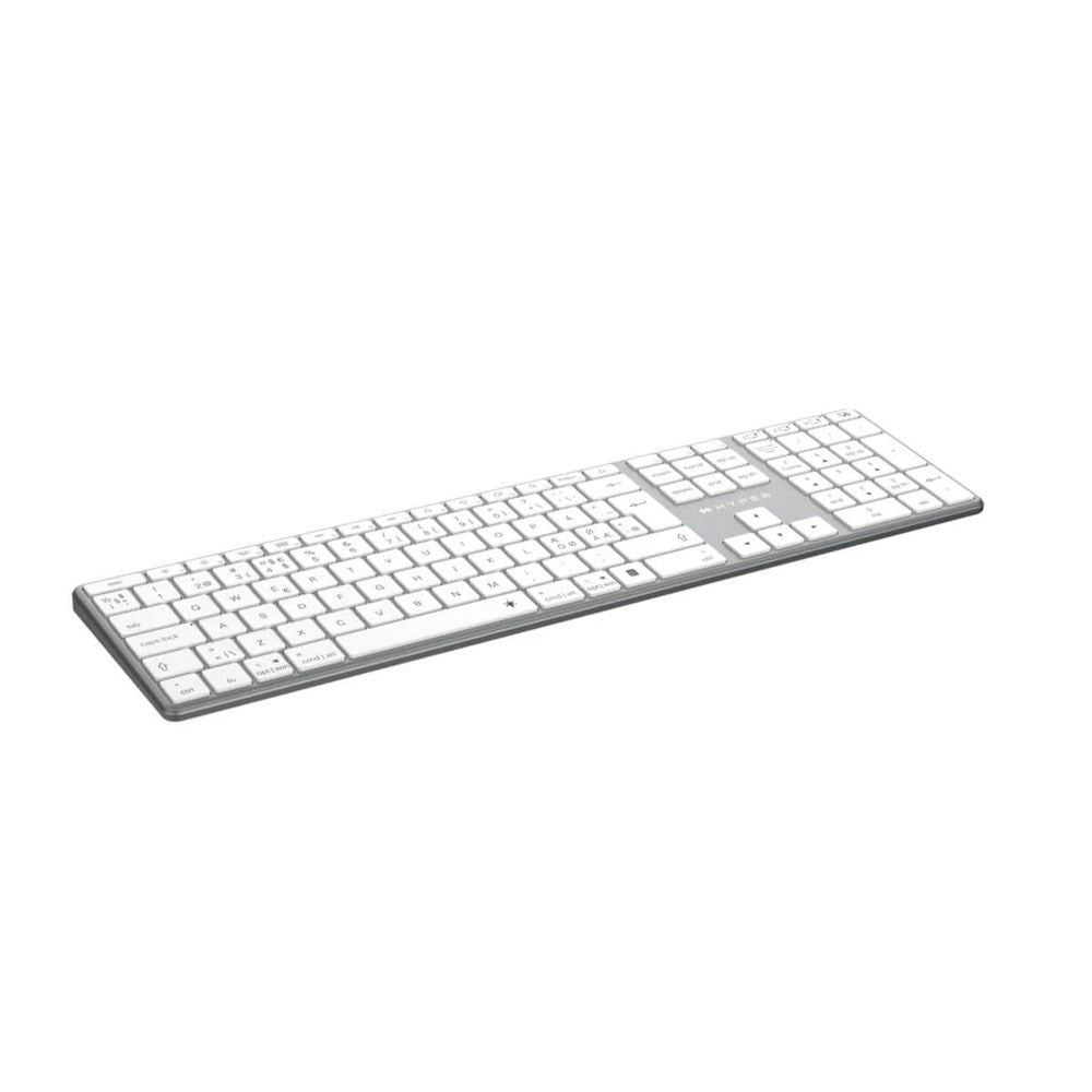 Hyper Hyperspace Bluetooth Tangentbord med Nordisk Layout – Vit