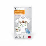 Denver PHP-63 Värmeöverföringsfotopapper till MCP-6010 Bluetooth Printer - 20 st - Vit