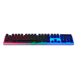 Denver GKB-232 Gamingtangentbord - 150cm USB-kabel - RGB-Ljus - Nordisk Layout - Svart
