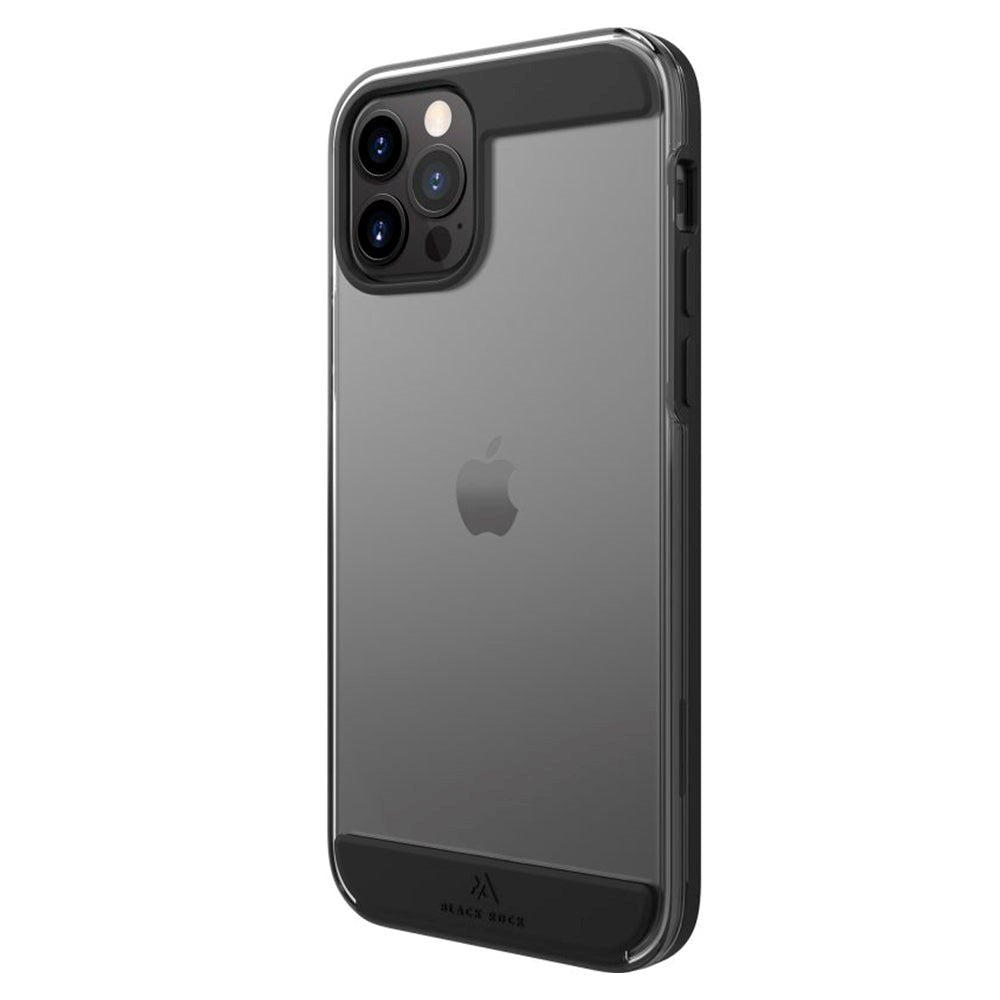 iPhone 14 Pro Max Black Rock Air Robust Skal - Transparent / Svart