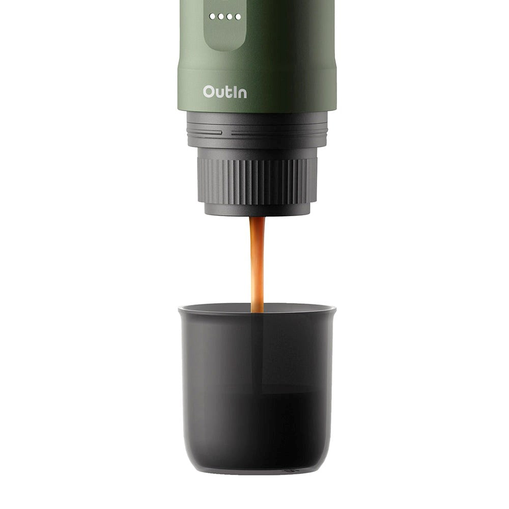 OutIn Nano Bärbar Espressomaskin - Forest Green