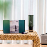 OutIn Nano Bärbar Espressomaskin Set - Forest Green