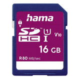 HAMA SDHC-Minneskort 80 MB/s - 16 GB