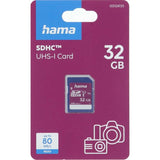 HAMA SDHC-Minneskort 80 MB/s - 32 GB