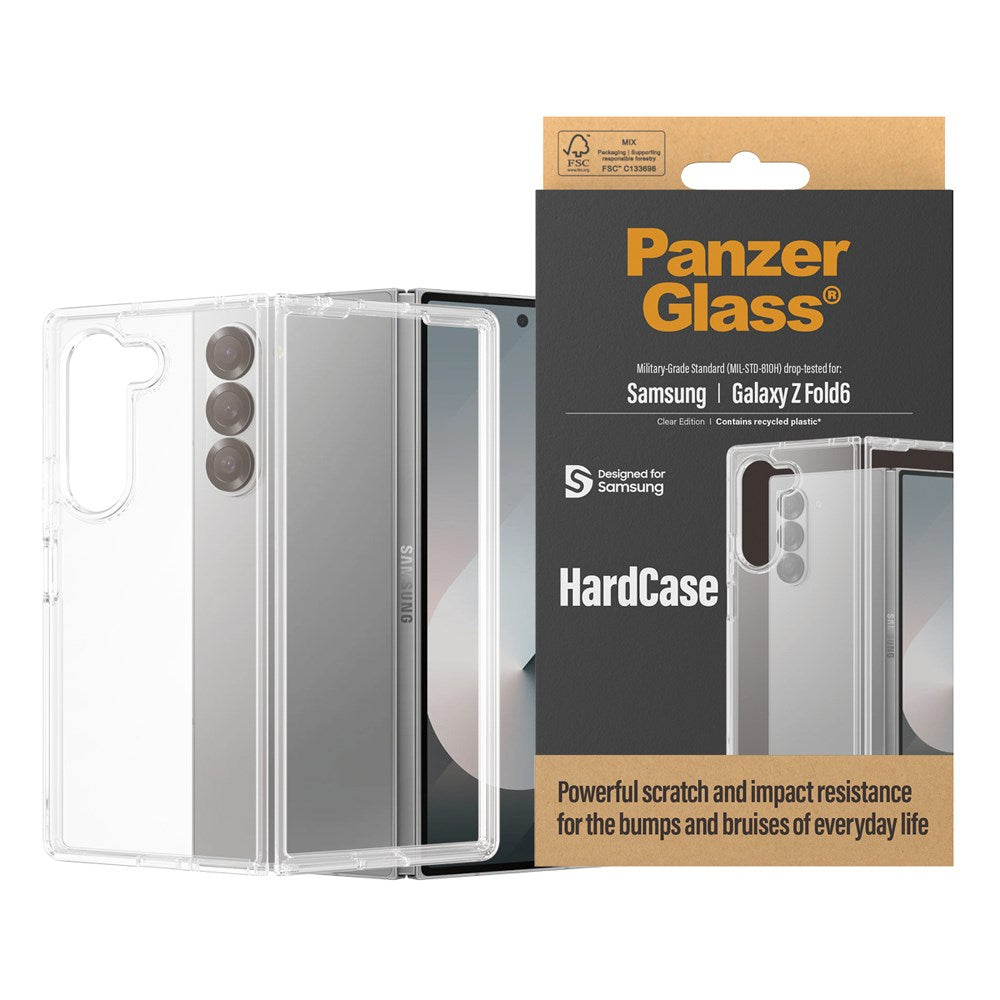 Samsung Galaxy Z Fold6 PanzerGlass HardCase Skal Antibakteriellt - Transparent