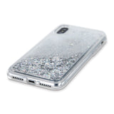 Samsung Galaxy A34 (5G) Genomskinlig Glitter Plast Skal - Silver