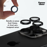 iPhone 16 Pro / 16 Pro Max PanzerGlass Hoops - Kameraskydd - Genomskinlig / Svart