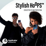 iPhone 16 Pro / 16 Pro Max PanzerGlass Hoops - Kameraskydd - Genomskinlig / Svart