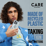 CARE by PanzerGlass iPhone 16 Pro Feature Kickstand Skal - MagSafe Kompatibel - Transparent / Silver