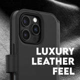 CARE by PanzerGlass iPhone 16 Pro Feature Tango 2-i-1 Skal med Plånbok - Svart