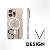 CARE by PanzerGlass iPhone 16 Pro FLAGSHIP Urban Combat Skal - MagSafe Kompatibel -Transparent / White