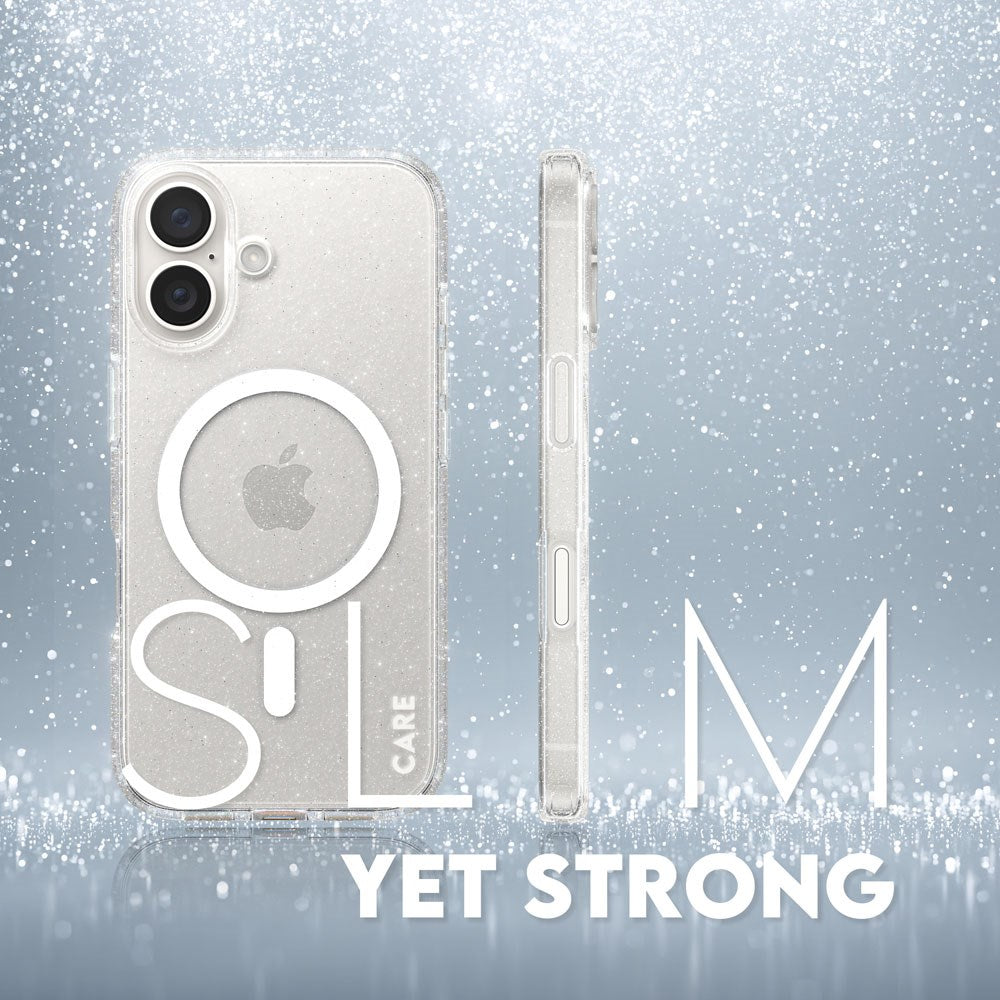 CARE by PanzerGlass iPhone 16 FLAGSHIP Urban Combat Skal - MagSafe Kompatibel - Star Lit / White