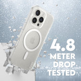 CARE by PanzerGlass iPhone 16 Pro FLAGSHIP Urban Combat Skal - MagSafe Kompatibel -Star Lit / White