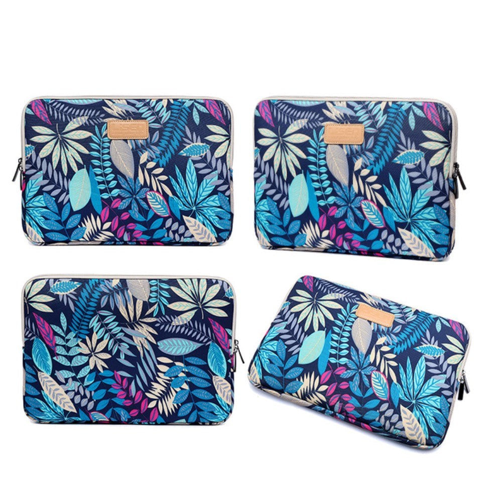 MacBook 13" / Laptop 13" Tech-Protect Lisen Blossom Sleeve (34 x 24 cm) - Dark N´ Blue