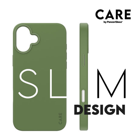 CARE by PanzerGlass iPhone 16 Plus FASHION Fearlessly Fashionable Skal - MagSafe Kompatibel - Piquant Green