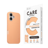 CARE by PanzerGlass iPhone 16 FASHION Fearlessly Fashionable Skal - MagSafe Kompatibel - Peach Fuzz
