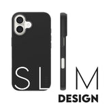 CARE by PanzerGlass iPhone 16 FASHION Fearlessly Fashionable Skal - Black