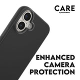 CARE by PanzerGlass iPhone 16 FASHION Fearlessly Fashionable Skal - Black