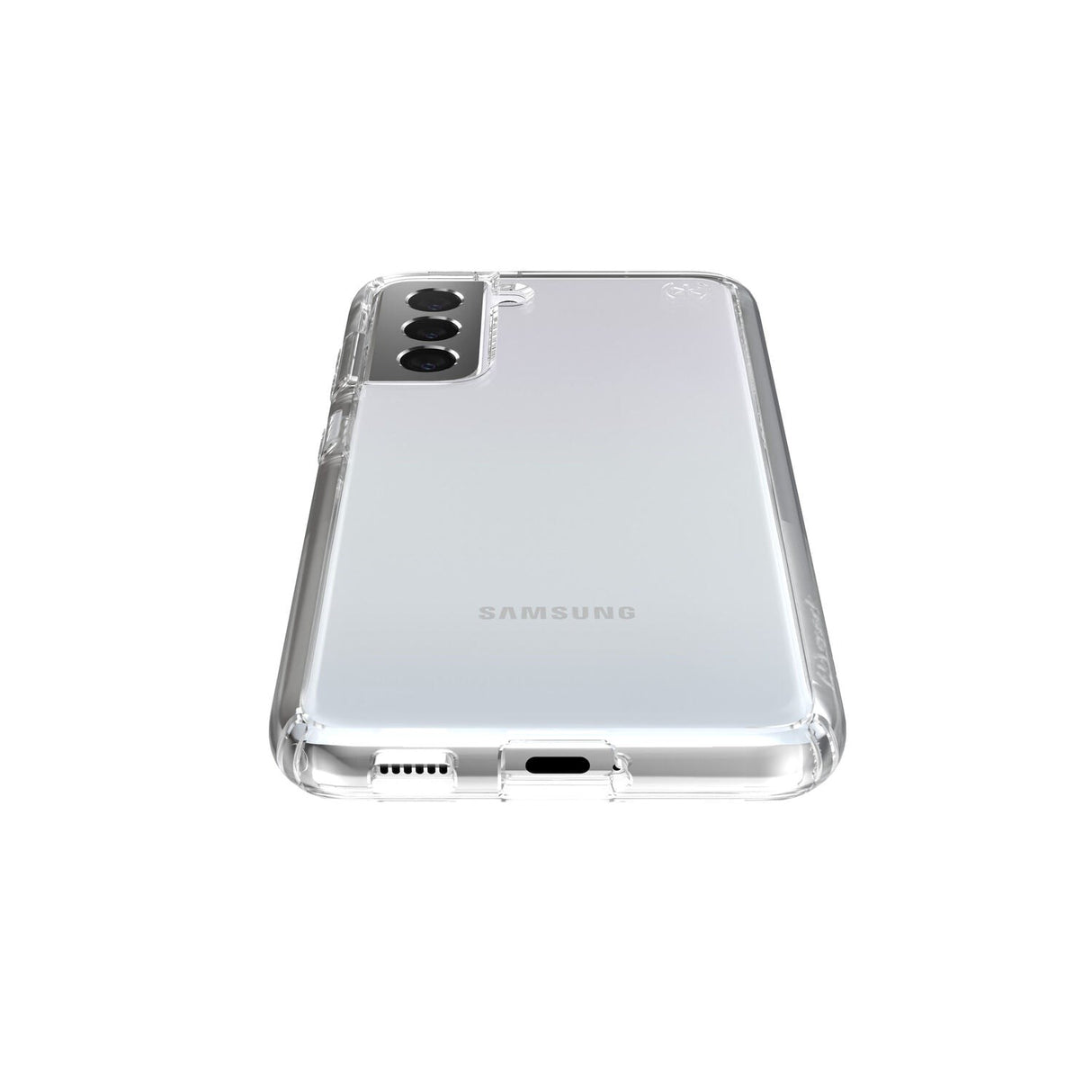 Samsung Galaxy S21 Speck Presidio Perfect-Clear Skal - Antibakteriellt - Transparent