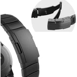 Universal Garmin 22mm Tech-Protect rostfritt stålrem - Svart