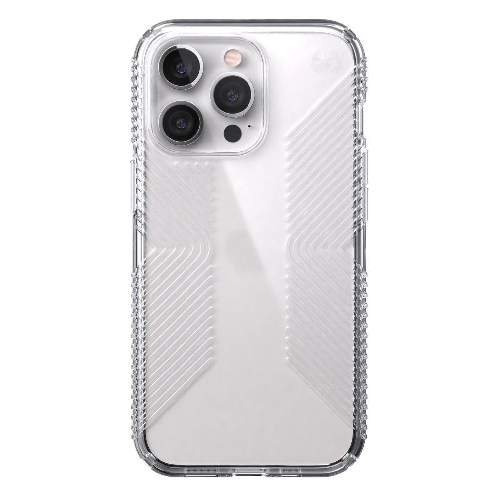 iPhone 13 Pro Speck Presidio Perfect - Clear Grip Case Skal - Antibakteriellt - Transparent