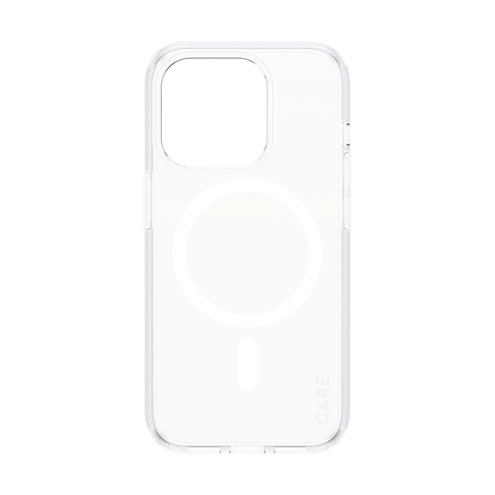 CARE by PanzerGlass iPhone 15 Pro FLAGSHIP Urban Combat Skal - MagSafe Kompatibel - Transparent / White